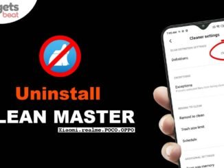 How To Uninstall Clean Master App From MIUI, ColorOS, Realme UI