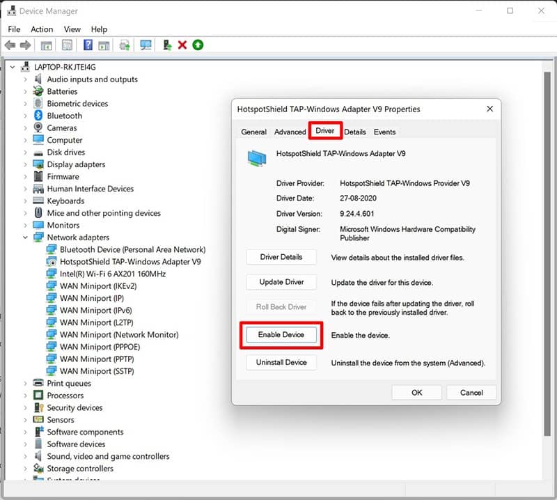 How To Enable Device in Device Manager in Windows