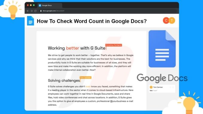 How To Check Word Count in Google Docs Android iPhone iPad