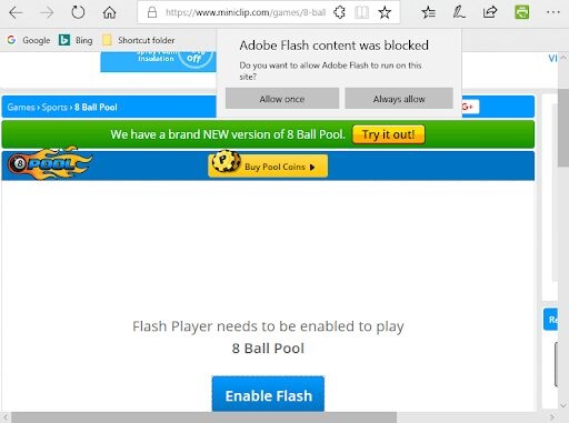 How To Unblock Adobe Flash Player in Microsoft Edge Browser