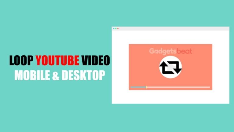 How to loop a YouTube video on smartphone and desktop