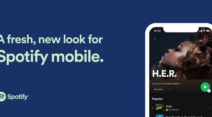 Spotify app for iOS gets better with refreshed UI