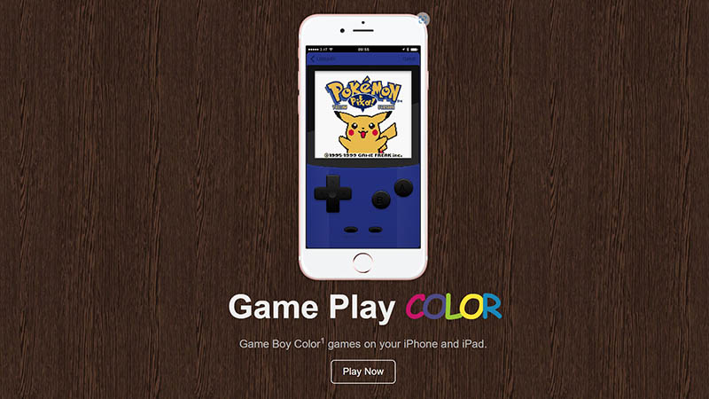 Game Play Color Emulator for iPhone and iPad