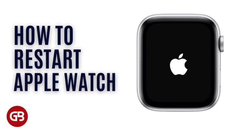 How To Force Restart Your Apple Watch Series All