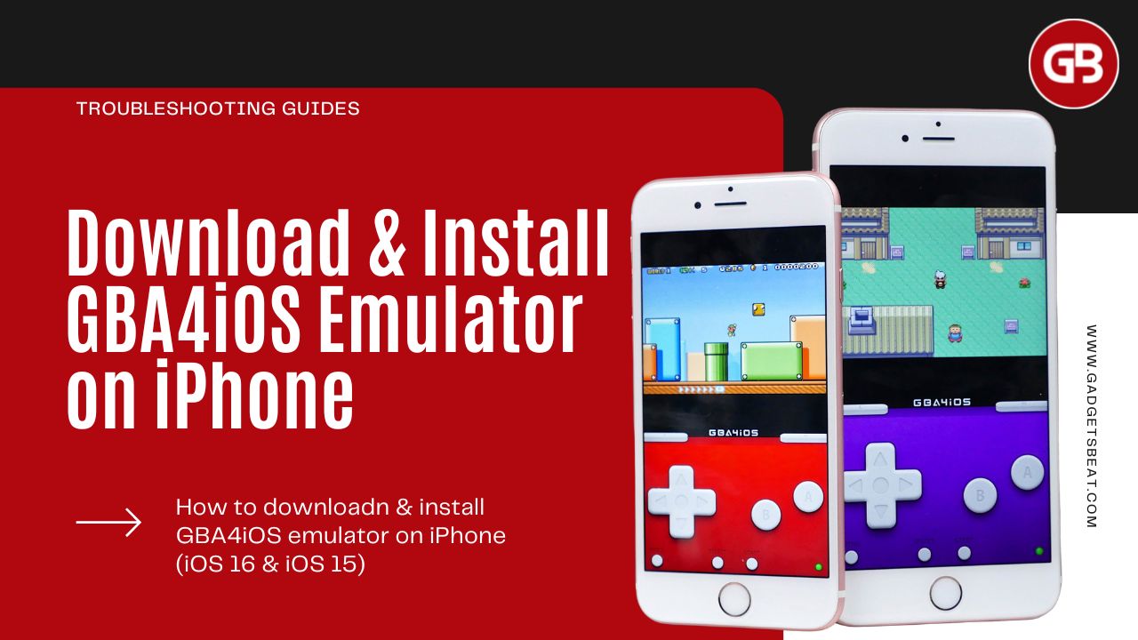 How To Download and Install GBA4iOS Emulator on iPhone (iOS 16 & iOS 15)