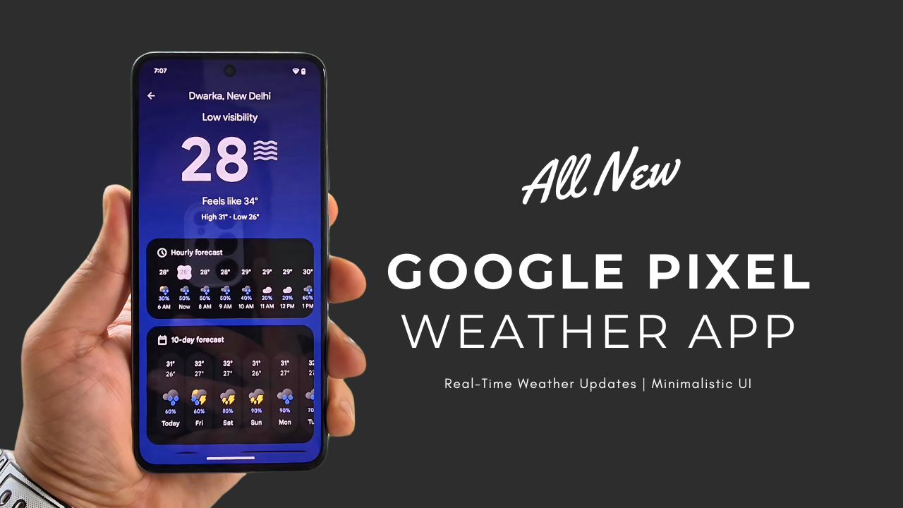 The New Google Pixel Weather App - A Game-Changer for Weather Tracking